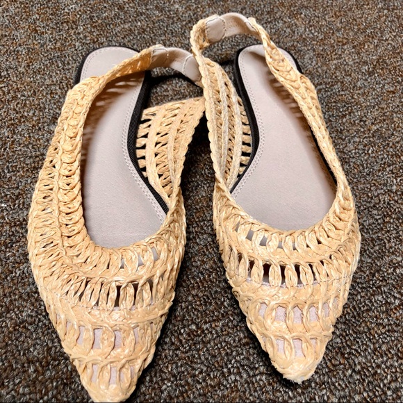 ASOS Design Lively slingback ballet flats- butter yellow on trend 🧈 - Picture 6 of 14